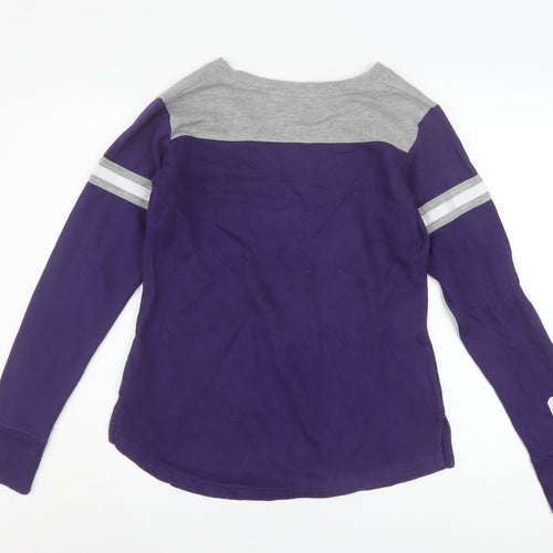 Champion Women's Purple K-State Wildcats Long Sleeve Pullover Sweatshirt Size M