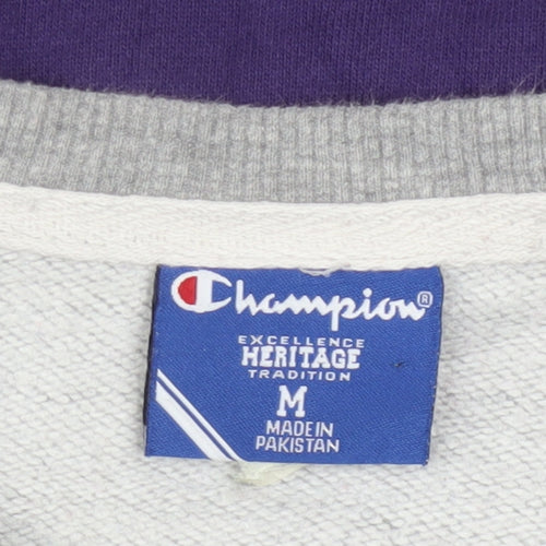 Champion Women's Purple K-State Wildcats Long Sleeve Pullover Sweatshirt Size M
