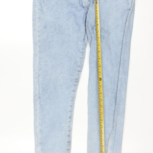 Levi's Women's Blue 710 Super Skinny Jeans Size 30 Mid Rise