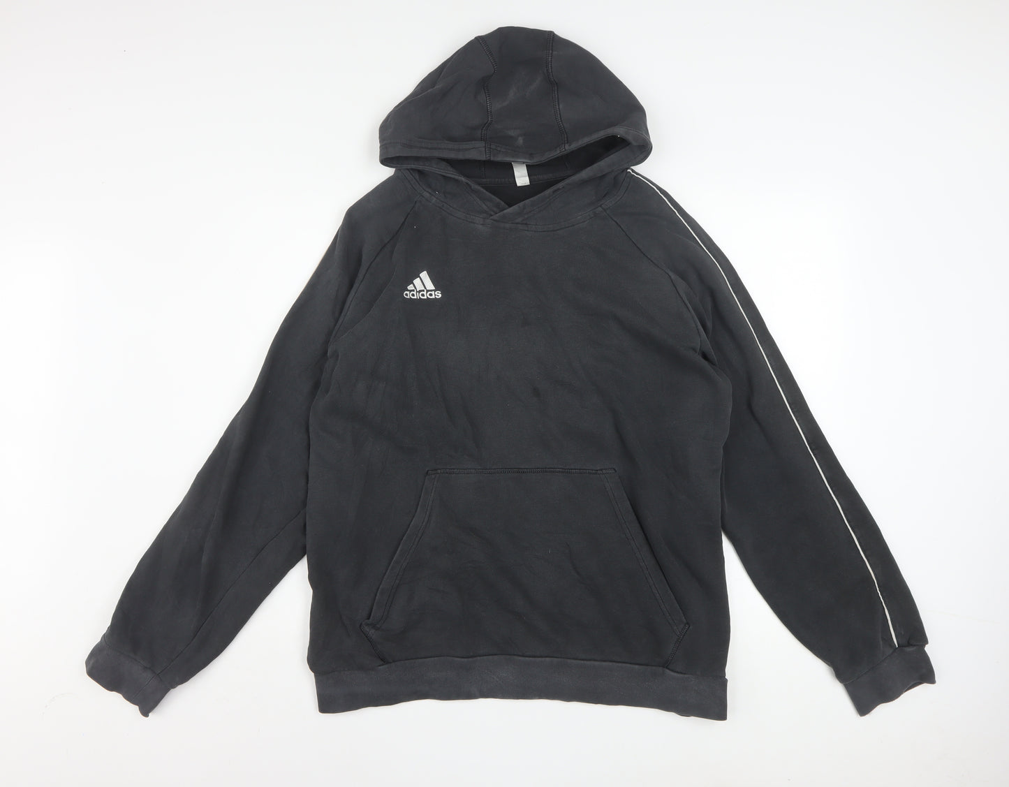 Adidas Men's Black Pullover Hoodie XL Fleece Sportswear