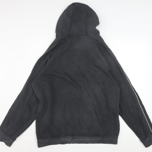 Adidas Men's Black Pullover Hoodie XL Fleece Sportswear