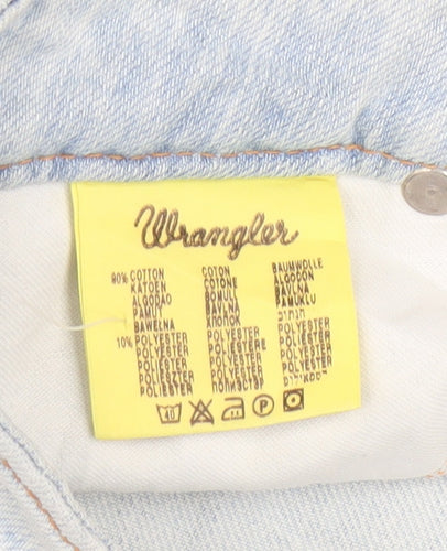 Wrangler Women's Blue Bootcut Jeans Size 12 Eve Model Mid Rise