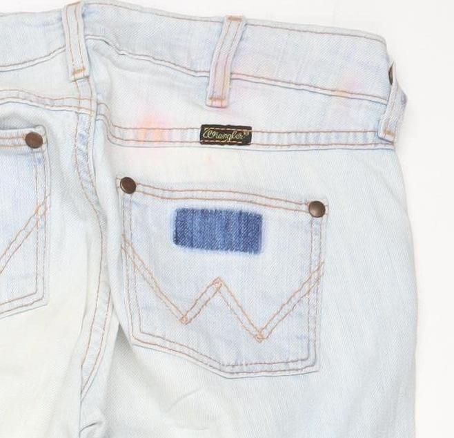 Wrangler Women's Blue Bootcut Jeans Size 12 Eve Model Mid Rise