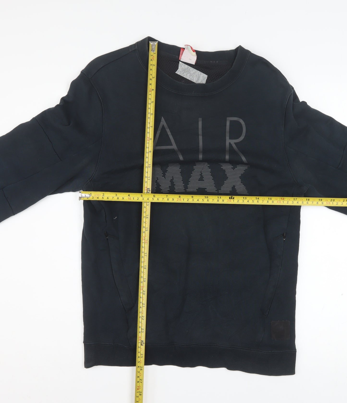 Nike Men's Black Air Max Crew Neck Pullover Sweatshirt Size S