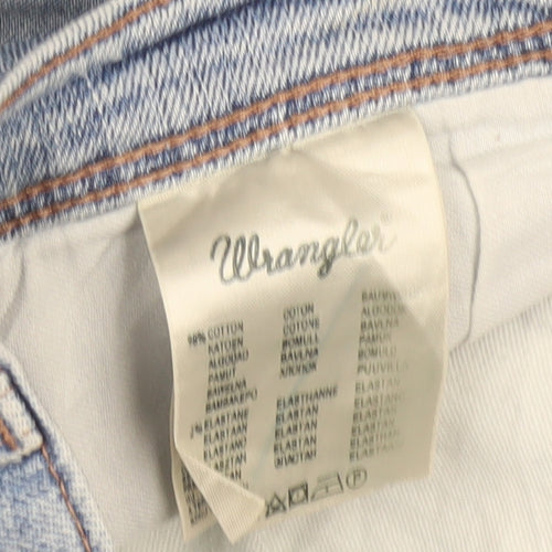 Wrangler Mens Blue Regular Fit Straight Jeans W38 L34