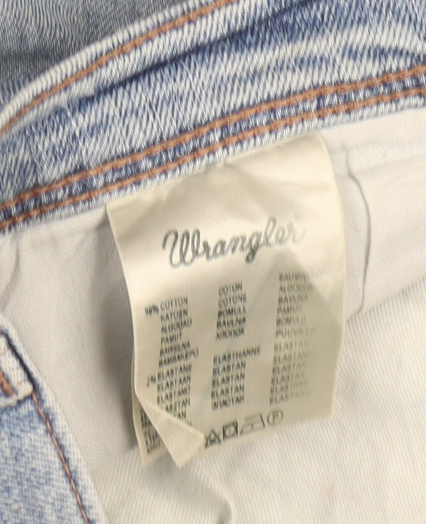 Wrangler Mens Blue Regular Fit Straight Jeans W38 L34