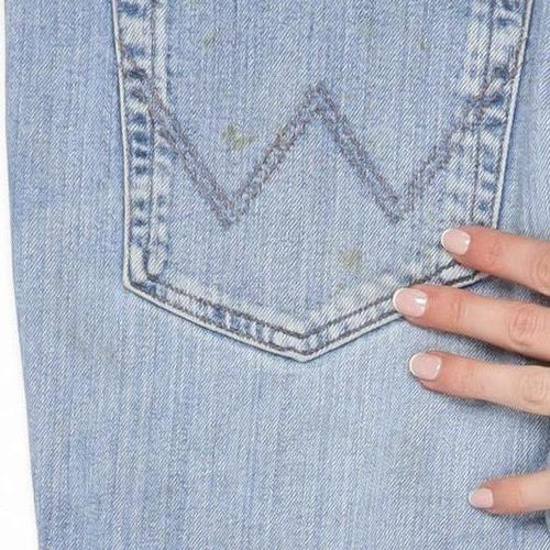 Wrangler Mens Blue Regular Fit Straight Jeans W38 L34