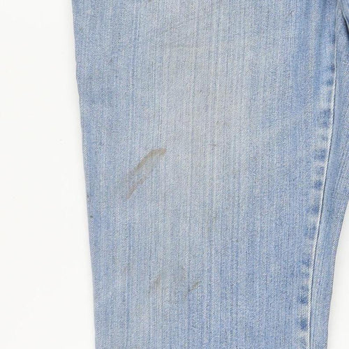 Wrangler Mens Blue Regular Fit Straight Jeans W38 L34
