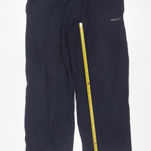 Reebok Men's Black M Jogger Sweatpants Polyester Cotton Blend