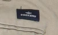 Dockers Men's Beige Chino Trousers W52 L30 Relaxed Fit Cotton