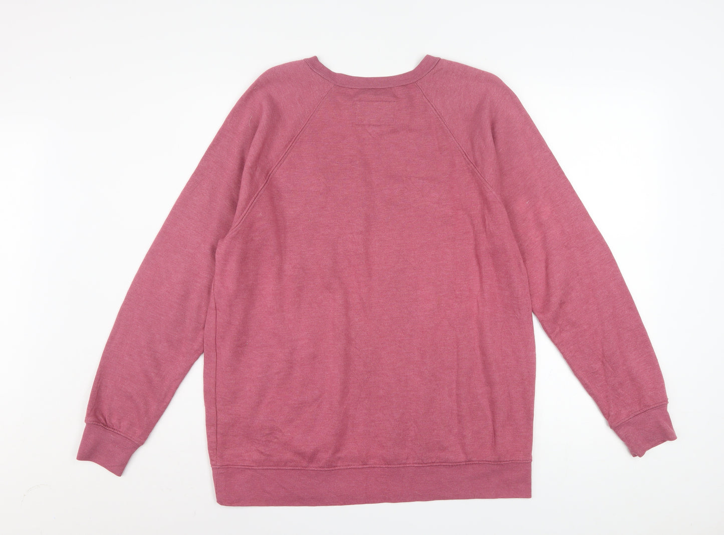 State of Mine Women's Pink Graphic Pullover Sweatshirt Size L