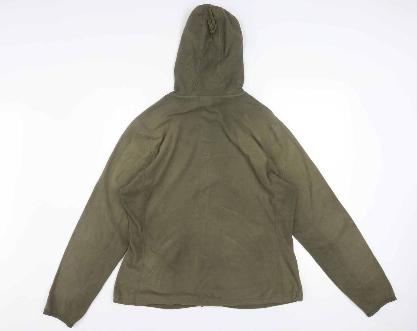 The North Face Women's Green Fleece Full Zip Hoodie XL