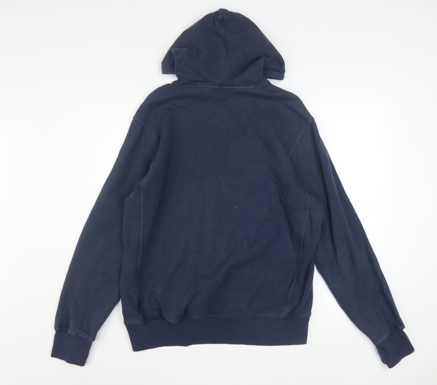 Reebok Men's Blue Pullover Hoodie Size M Regular Fit Fleece