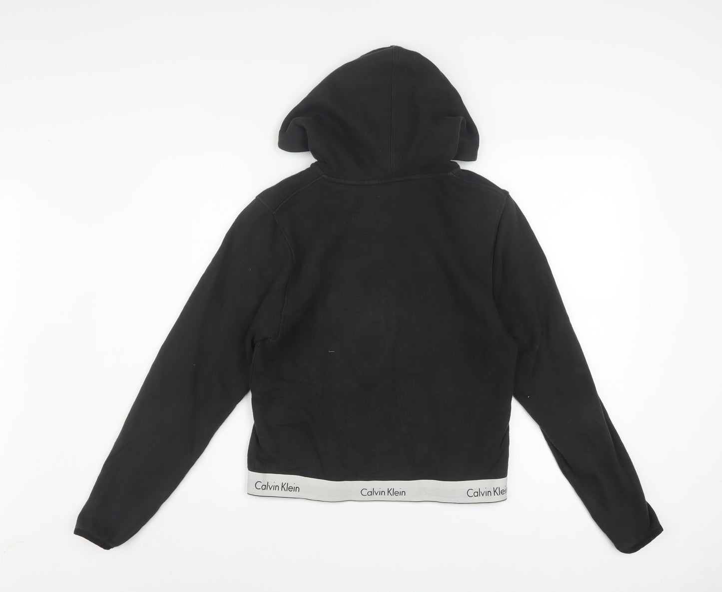 Calvin Klein Women's Black Full Zip Hoodie Sweatshirt Size M