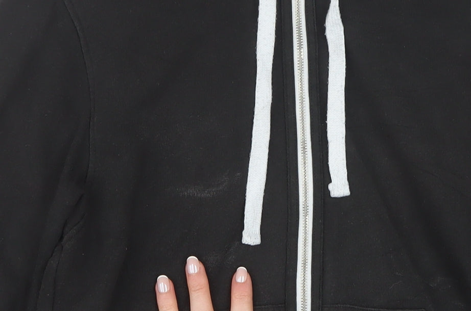 Calvin Klein Women's Black Full Zip Hoodie Sweatshirt Size M