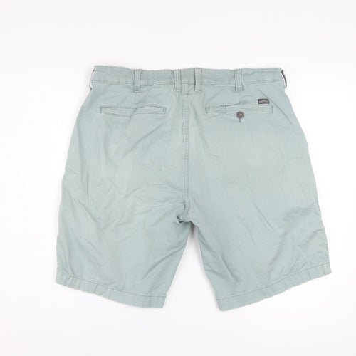 Lee Dungarees Men's Green Chino Shorts Size 36 Cotton Blend