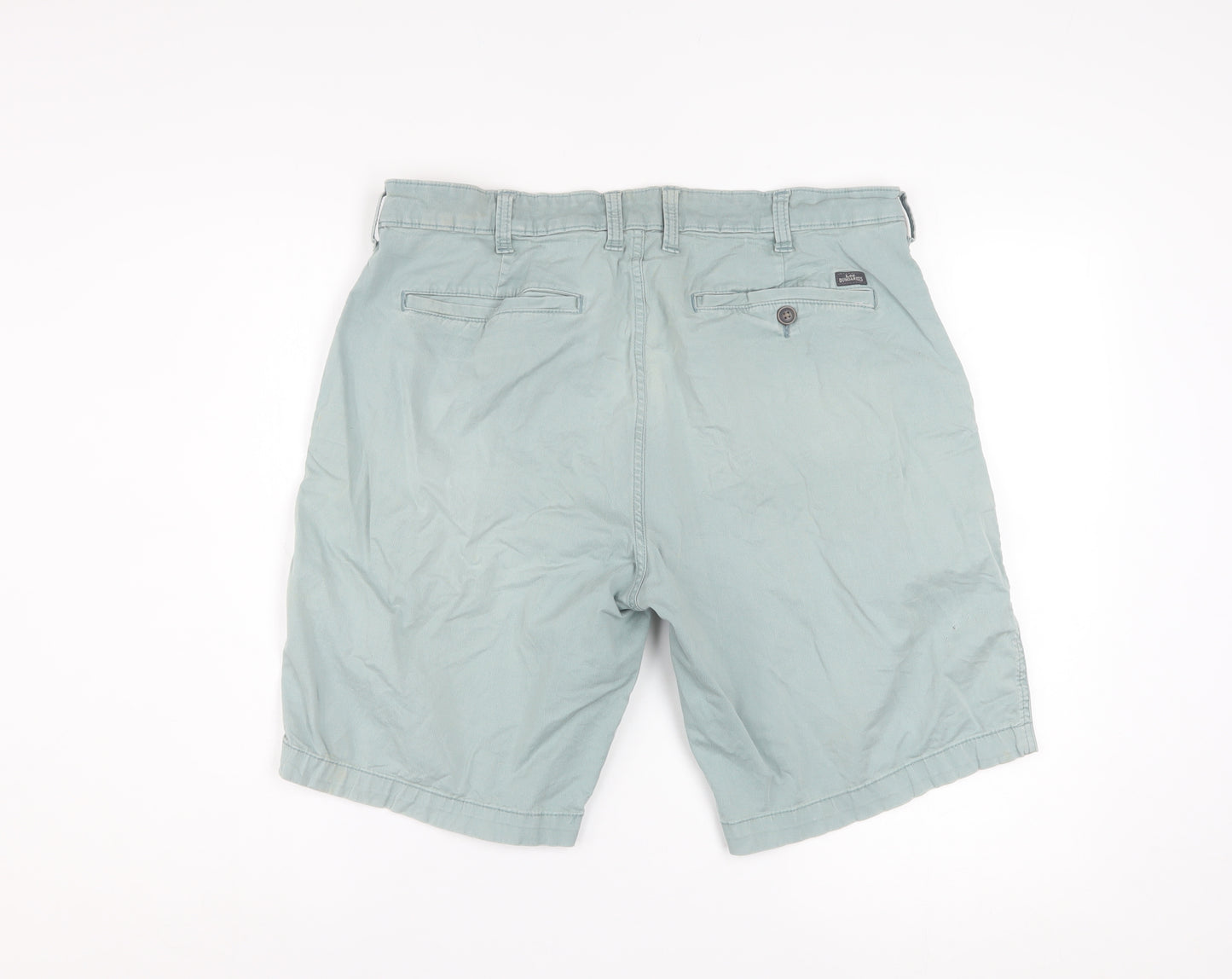 Lee Dungarees Men's Green Chino Shorts Size 36 Cotton Blend