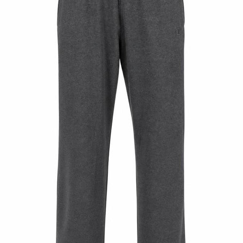 Champion Mens Grey Sweatpants L Regular Fit Fleece Athletic Trousers