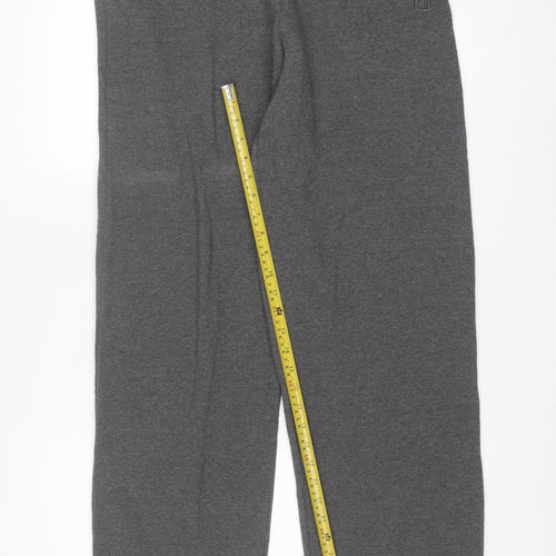 Champion Mens Grey Sweatpants L Regular Fit Fleece Athletic Trousers