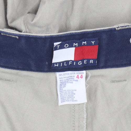 Tommy Hilfiger Men’s Beige Chino Shorts Size 44 Pleated Cotton