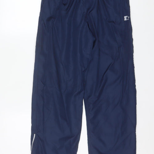 Starter Men's Blue Track Pants M 32/34 Elastic Waist Quick Dry