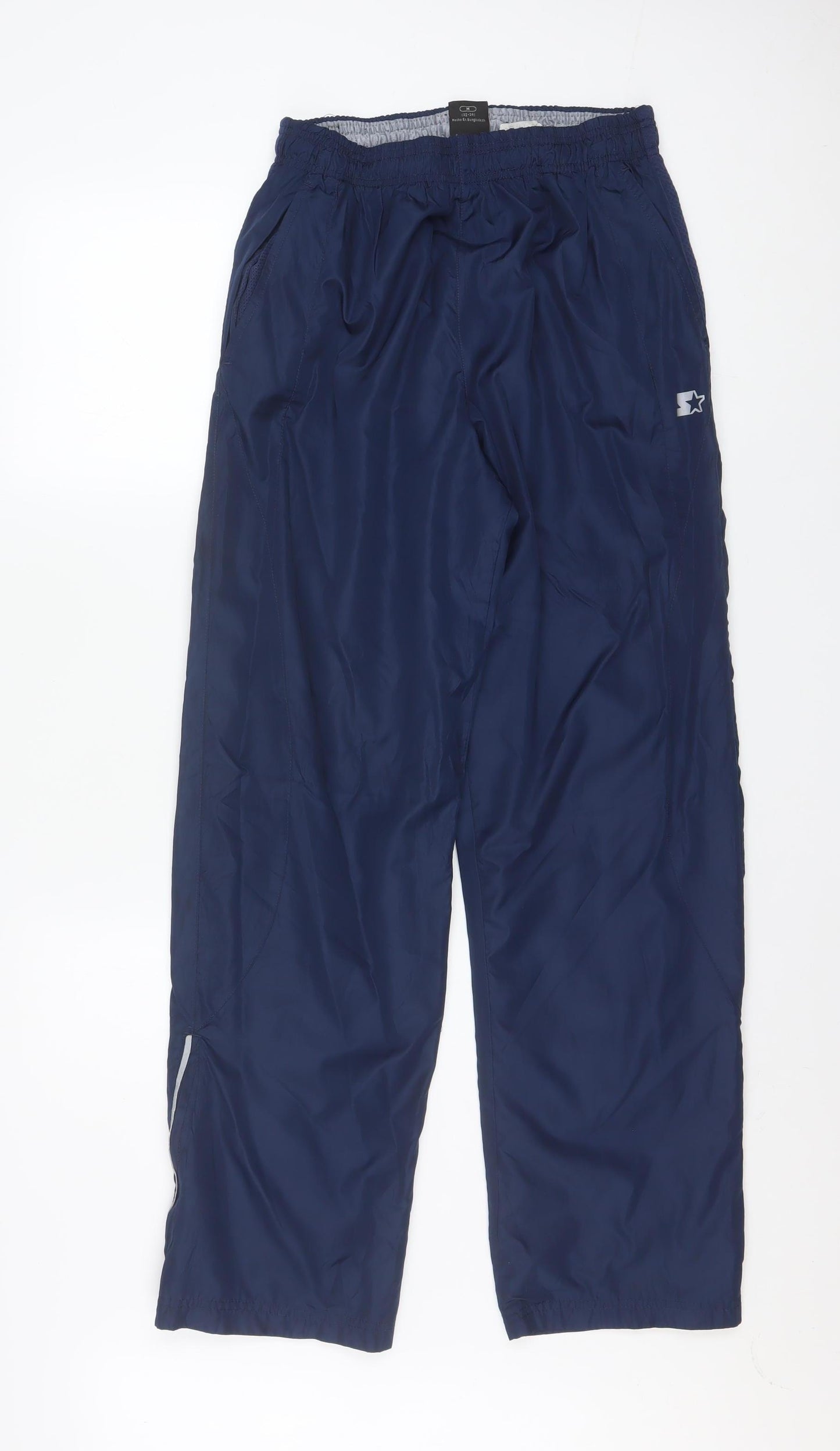 Starter Men's Blue Track Pants M 32/34 Elastic Waist Quick Dry