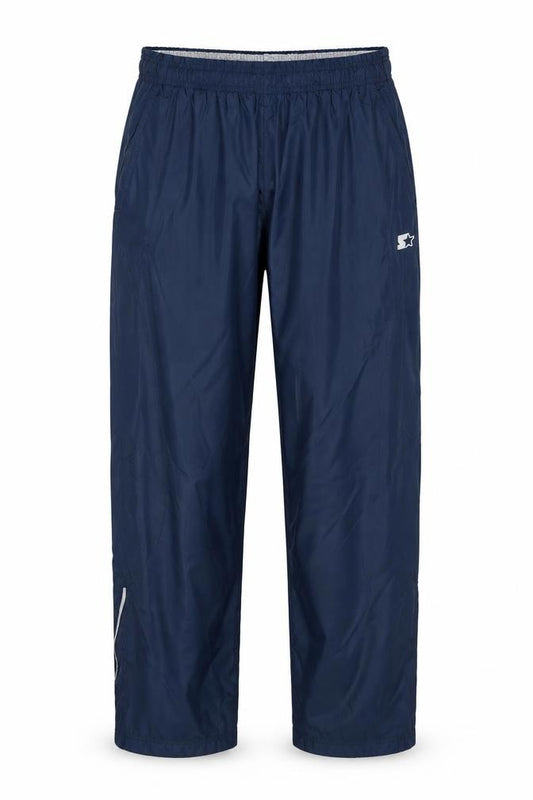 Front view of Starter Men's Blue Track Pants M 32/34 Elastic Waist Quick Dry