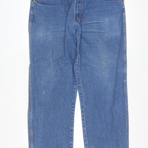 Dickies Men's Blue Straight Denim Jeans 38x32 Classic Workwear