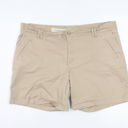 Lee Riders Men's Beige Chino Shorts Size L 37in Regular Fit