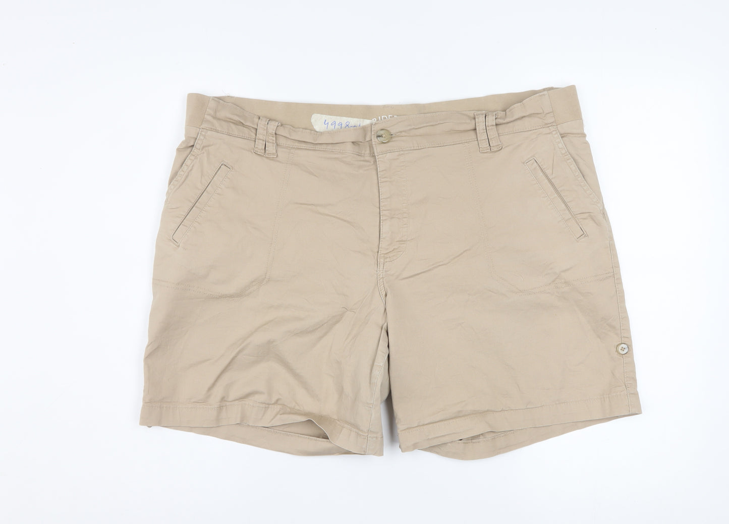 Lee Riders Men's Beige Chino Shorts Size L 37in Regular Fit
