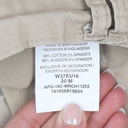 Lee Riders Men's Beige Chino Shorts Size L 37in Regular Fit
