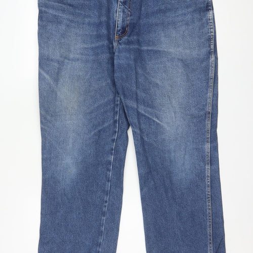 Wrangler Men Blue Straight Regular Fit Denim Jeans W40 L32