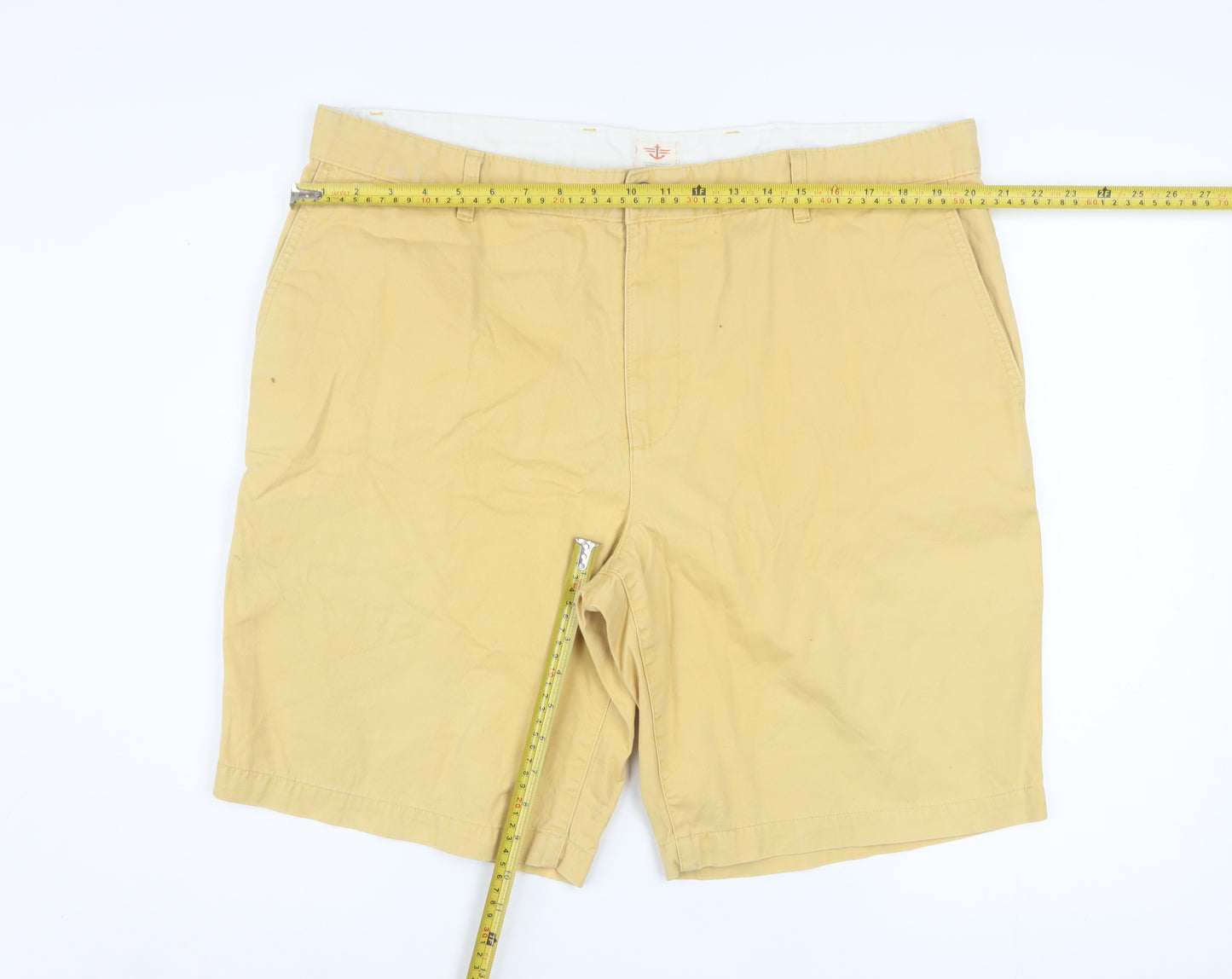 Dockers Men's Beige Chino Shorts Size 40 Cotton Casual