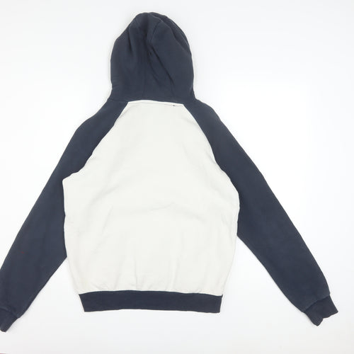 Ellesse Boys Navy & White Pullover Hoodie 13-14 Years Logo Graphic Print