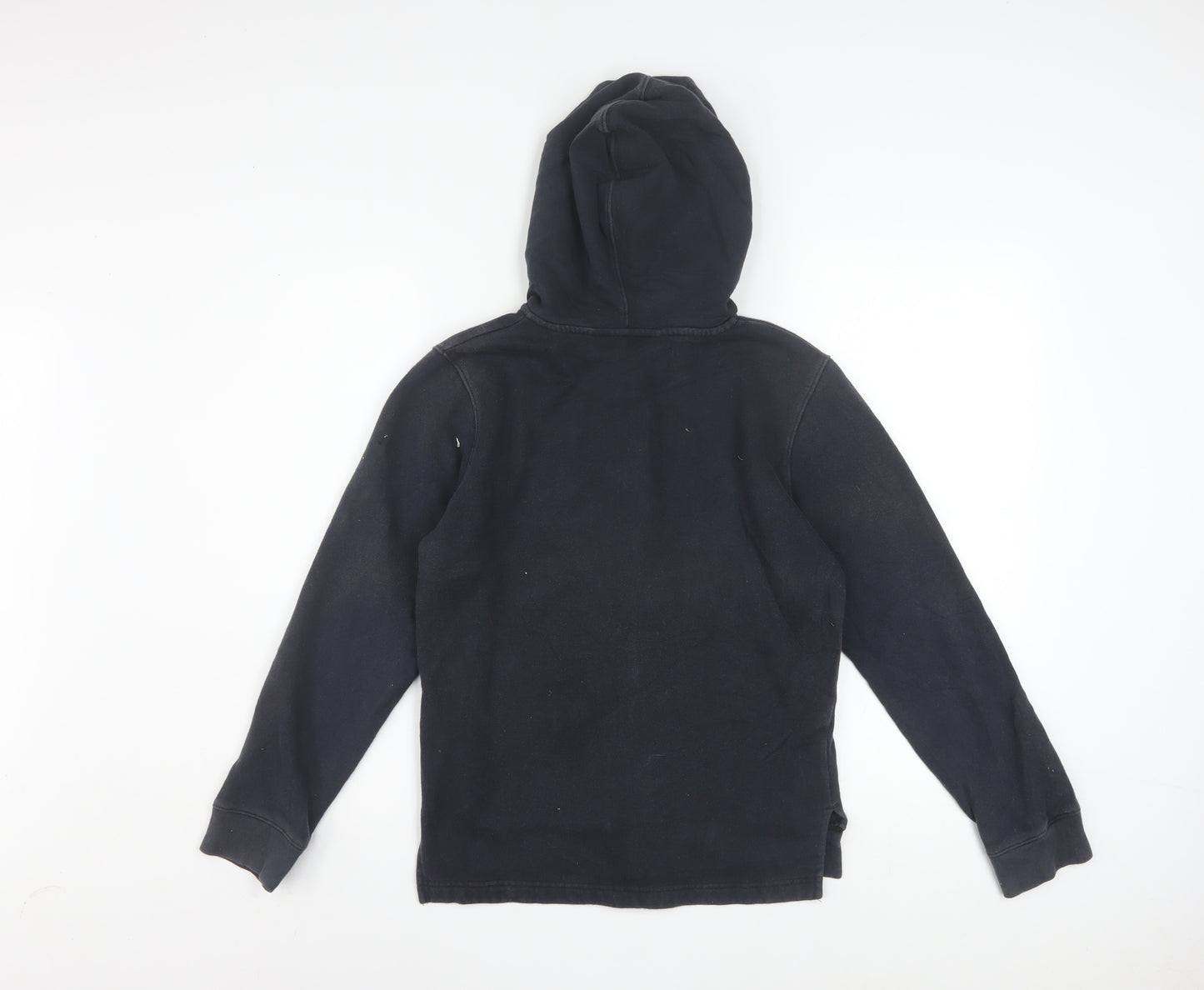 Under Armour Boys Black Full Zip Hoodie YLG 13-14 Years ColdGear Fleece