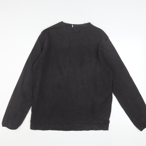 Umbro Men's Black XL Pullover Sweatshirt Crew Neck Fleece