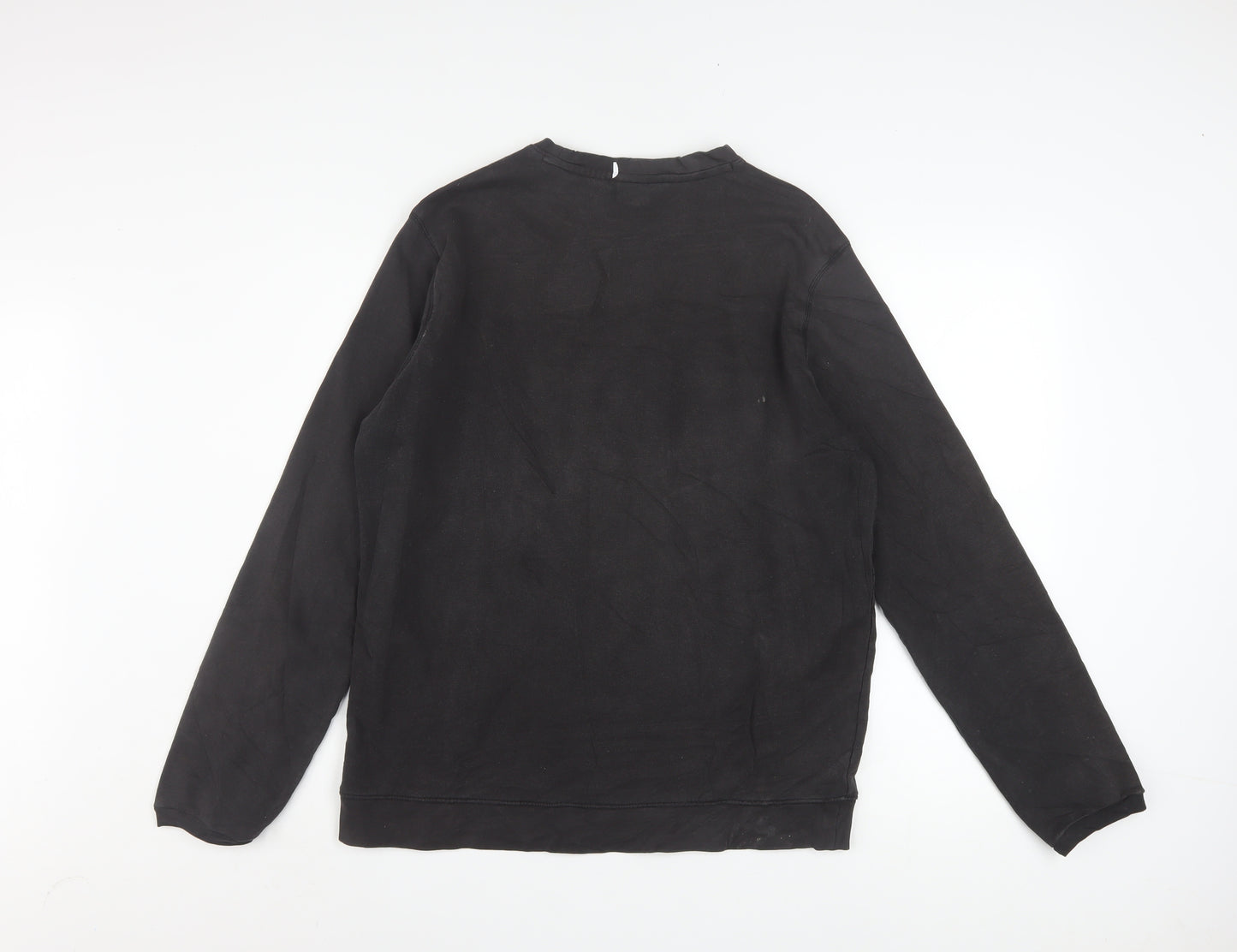 Umbro Men's Black XL Pullover Sweatshirt Crew Neck Fleece