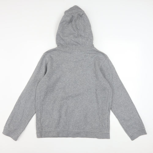 Nike Boys Grey XL Pullover Hoodie Sweatshirt Cotton Blend