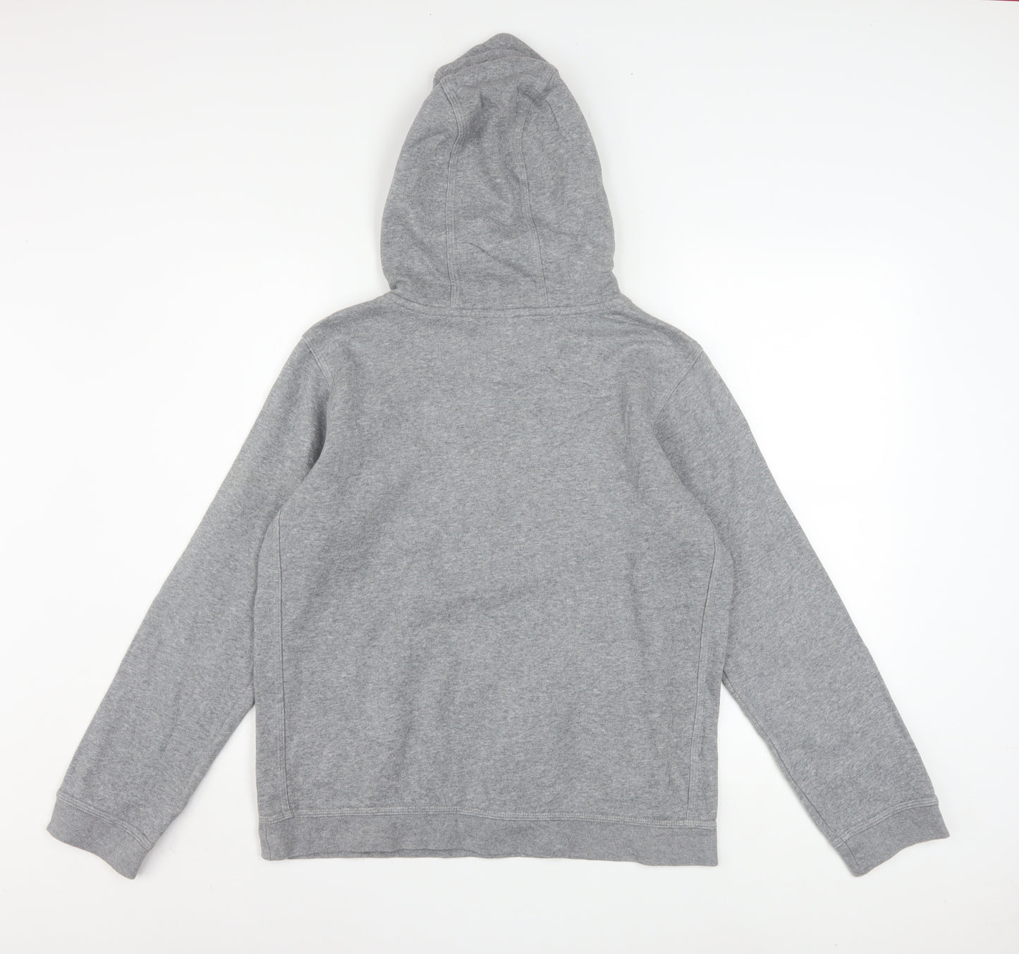Nike Boys Grey XL Pullover Hoodie Sweatshirt Cotton Blend