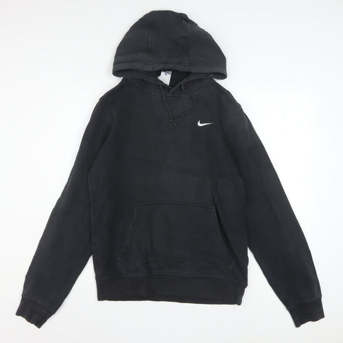 Nike Men's Black Pullover Hoodie Small Regular Fit Fleece