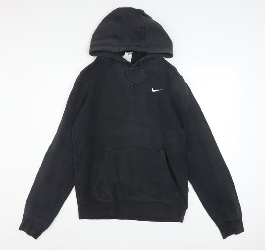 Nike Men's Black Pullover Hoodie Small Regular Fit Fleece