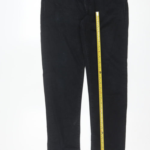 Levi’s Men Black 33x32 Straight Stretch Denim Jeans