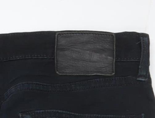 Levi’s Men Black 33x32 Straight Stretch Denim Jeans