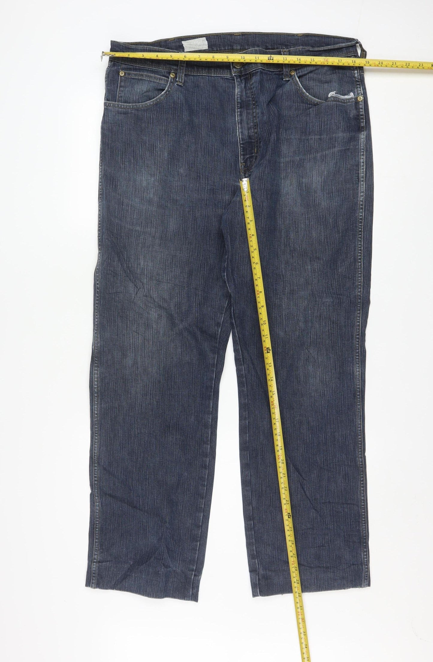 Wrangler Men’s Blue Regular Fit Straight Leg Jeans W38 L32