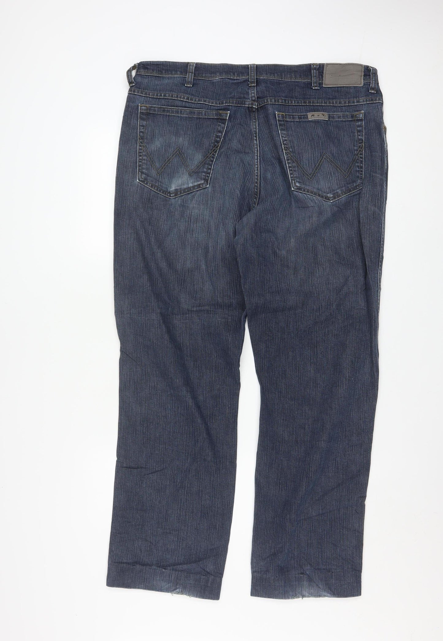 Wrangler Men’s Blue Regular Fit Straight Leg Jeans W38 L32