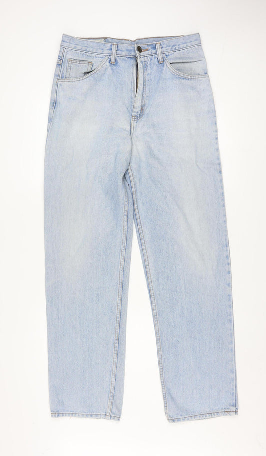 Levi's Men's Light Blue Straight Leg Denim Jeans 33W 32L Vintage