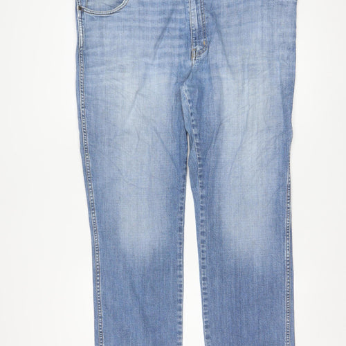 Wrangler Men's Blue Straight Fit Texas Stretch Jeans W42 L32