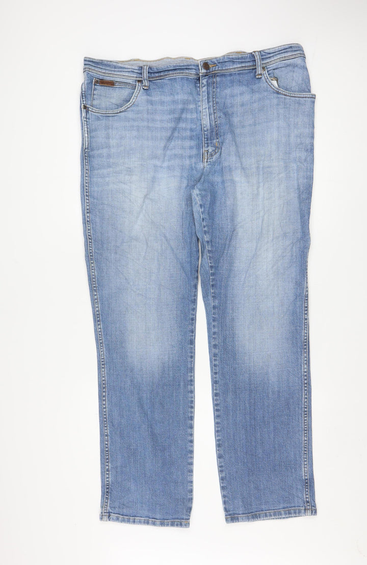 Wrangler Men's Blue Straight Fit Texas Stretch Jeans W42 L32