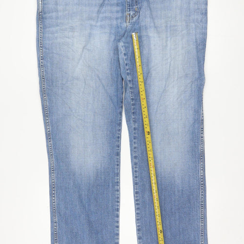 Wrangler Men's Blue Straight Fit Texas Stretch Jeans W42 L32