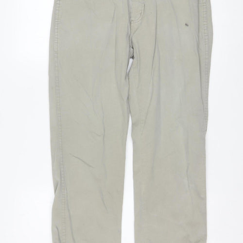 Wrangler Men's Beige Texas Chino Trousers W34 L30 Cotton Stretch